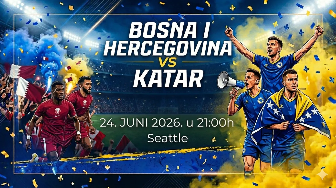 MUNDIJAL 2026 — BiH vs Katar | Gledanje uživo